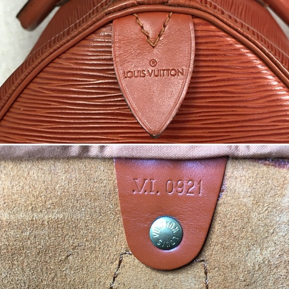 Authentic Louis Vuitton Kenya Speedy 35 bag brown Epi leather - Picture 13 of 16